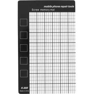 Magnetmatte Schraube Unterlage Memory Mat Arbeitsunterlage Reparatur Magnetische Matte 14.5 * 9 * 0.7 cm für Reparatur Tools Schraube