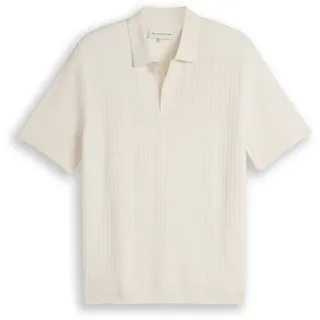 Tom Tailor STRUCTURED KNIT POLO weiß S