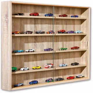 Interlink Inter Link Sammlervitrine Gewürzschrank Hängevitrine Wandregal Collecty - Eiche Nachbildung
