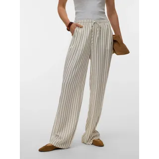 Vero Moda VMROSIE MW WIDE PANT NOOS Schlupfhose gestreift M 32