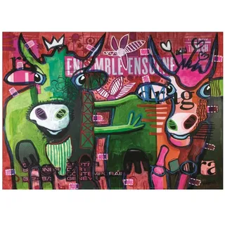 Heye Striped Cows 1000 Teile
