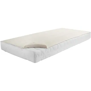 BettwarenShop Molton Matratzenauflage 200 x 200 cm Weiß