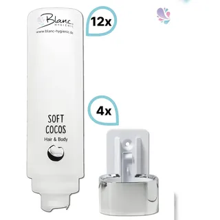 Blanc HYGIENIC SET: Dusch- und Haarshampoo 12x425ml - HOTELSERIE