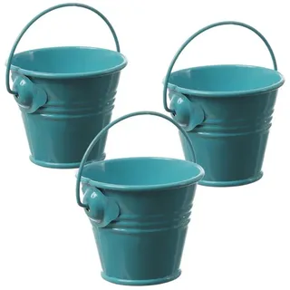 MARELIDA Duftkerzen Citronella Garten Balkon Outdoorkerzen im Metalleimer 3St.