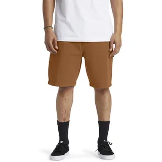 DC Shoes Carpenter Baggy Rbo Kurze Jeans - Brown Overdye - 29