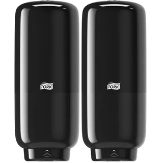 Tork Sensor Seifenspender Wandmontage für Schaumseife und Schaum-Händedesinfektion, Elevation - 561608 - S4 Spender-System für berührungslose Seifenentnahme, schwarz (Packung mit 2)