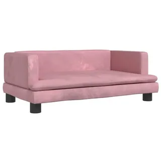 vidaXL Kindersofa, Rosa 80x45x30 cm Samt