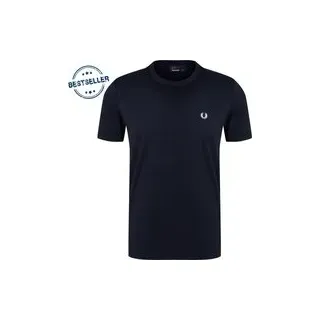 Fred Perry Herren T-Shirt blau, blau, NOS