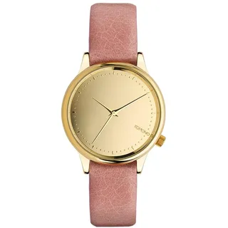 KOMONO Estelle Mirror Japanische Quarz-Analoguhr für Damen mit echtem Lederarmband