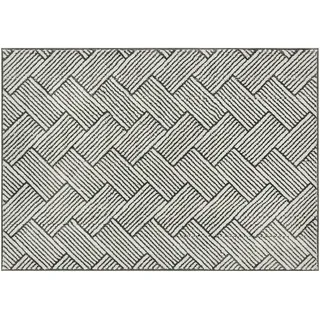 Grauer Teppich 200x140 Cm Für Das Wohnzimmer, Hypoallergen Und Maschinenwaschbar, Ideal Für Schlafzimmer Oder Büro