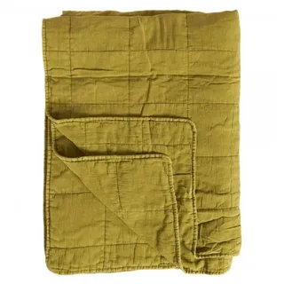 ib laursen Klassischer Quilt Bettüberwurf 130 x 180 cm Grün