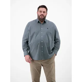 Lerros Langarmhemd kariert Braun 4XL