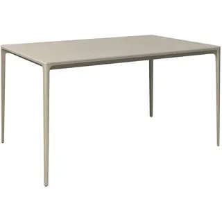 Dieter Knoll Gartentisch, Beige, Metall, Stein, rechteckig, konisch, 90x73x140 cm, Gartenmöbel, Gartentische, Gartentische