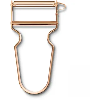 Victorinox REX Sparschäler 75 Jahre Special Edition 2022, Roségoldauflage, Logogravur, Extra Scharfe Klinge, Roségold