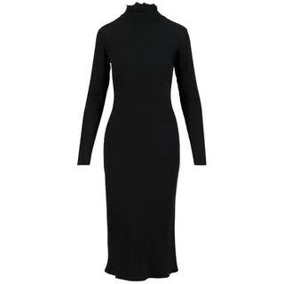 Blutsgeschwister Jerseykleid - Kleid The Bodyconscious – enganliegendes Ripp-Kleid schwarz S