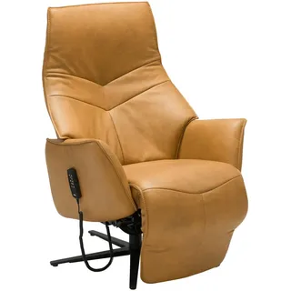 Himolla Relaxsessel, Gelb, Metall, Echtleder, Rindleder, Uni, 74x113x84 cm, Blauer Engel, Goldenes M, Emas, Lederauswahl, Stoffauswahl, Relaxfunktion, Netzbetrieb, Wohnzimmer, Sessel, Relaxsessel