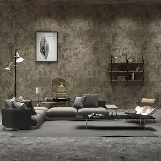Hellgraue 122CMx5M Betonoptik Selbstklebende Vinyl-Tapete