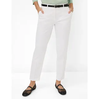 Brax Damen Chino Style MARON S WHITE, weiß, Gr. 36K