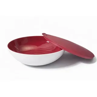 TUPPERWARE Schüssel Allegra 1,5 L rot weiß