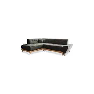 miuform Ecksofa Dazzling Daisy Polyester 3-Sitzer Grau