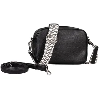 Handtasche GABOR "Silena" Gr. B/H/T: 22 cm x 15 cm x 7 cm, schwarz Damen Taschen Handtaschen hochwertig gewebte Gurtband und ein filigranes Logo