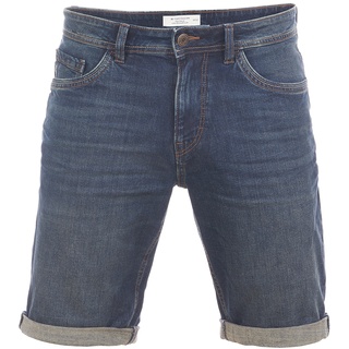 Tom Tailor Herren Jeans Short Josh Regular Slim Fit Slim Fit Blau Tint Normaler Bund Reißverschluss W 31