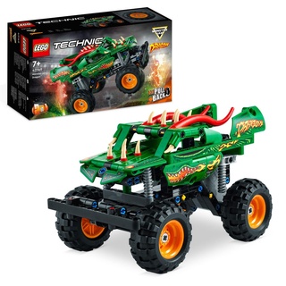 LEGO 42149 Technic Monster Jam Dragon, Monster Truck-Spielzeug für Jungen und Mädchen, 2in1-Rennwagen für Offroad-Stunts und als Geschenk für K...