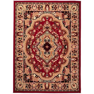 Tapiso Teppich, Rot, Textil, Rechteckig, 200x400 cm, Teppiche & Böden, Teppiche