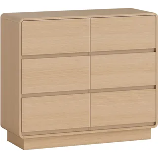 Homcom Sideboard 100 x 86 x 38 cm Naturholz
