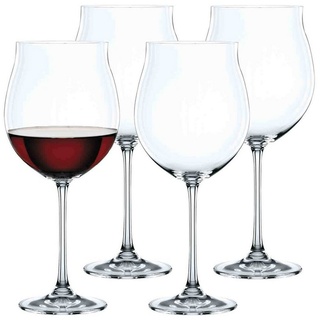 Nachtmann Rotweinglas Vivendi Burgundergläser 897 ml 4er Set, Kristallglas weiß