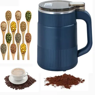 Elektrische Gewürzmühle aus Edelstahl mit 4 Klingen | Große Kapazität für Kräuter, Kaffee, Nüsse und Körner; feines Mahlergebnis