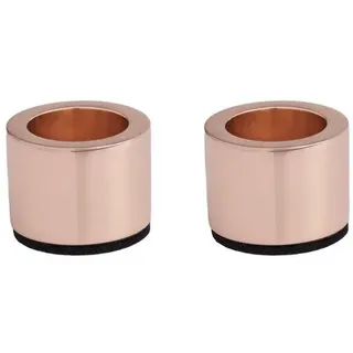 Uyuni Tafelkerzenhalter Light rosè gold 2 Stück
