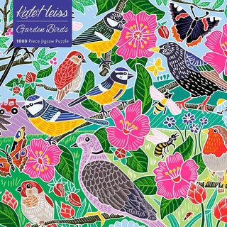 Adult Jigsaw Puzzle: Kate Heiss: Garden Birds