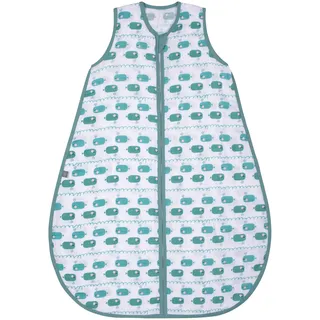 emma & noah Sommerschlafsack Musselin 0.5 TOG, gruen, 110