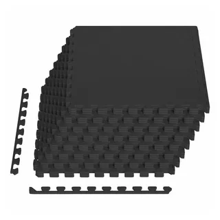 vidaXL Bodenmatte 4,32 m2 Schwarz