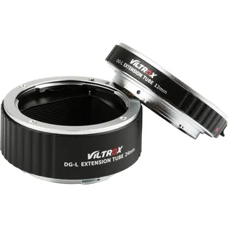 VILTROX DG-L Auto-Fokus Makro Verlängerungsrohr Objektiv Adapter Ring Set (12mm+24mm) mit SL/SL2/T/TL/TL2/Lumix S1/S1R/S1H/Sigma FP L-Mount Kamera&Objektiv Kompatibel Unterstützt TTL und AE