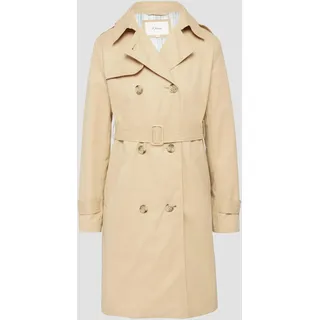 S.Oliver Trenchcoat mit Streifen-Futter, 36