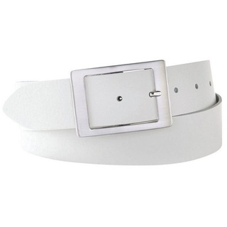 Bernd Götz Damen Leder Gürtel 40 mm weiss Nappaleder kürzbar Damengürtel (80,