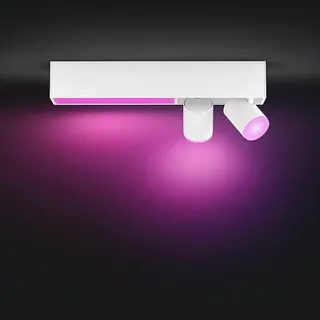 Philips Hue LED-Deckenstrahler White & Color Ambiance Centris  (53,1 W, L x B x H: 8,5 x 40,8 x 12,7 cm, Weiß, RGBW, 3 Stk.)
