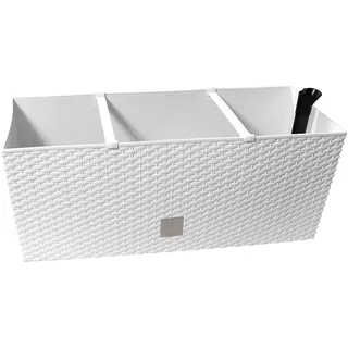 Prosperplast Blumenkasten 60 x 24,5 x 57 cm weiß