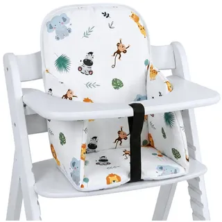 Totsy Baby Sitzverkleinerer Hochstuhl Baby Sitzkissen - Kinder Sitzauflage für Hauck und Stokke weiß