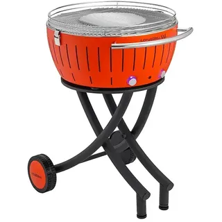 LotusGrill Holzkohlegrill XXL  (Durchmesser Grillfläche: 57,6 cm, Mandarinenorange)