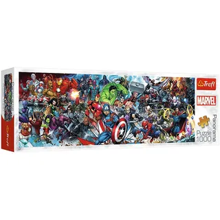 Trefl Puzzle 1000 Panorama Marvel Universum