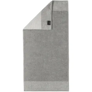 CAWÖ Luxury Home Two-Tone 590 Handtuch 50 x 100 cm platin