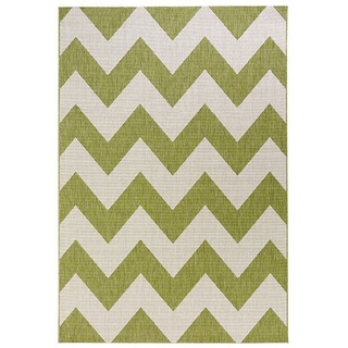 Teppich In- & Outdoorteppich Unique grün/beige, NORTHRUGS, rechteckig, Höhe: 8 mm grün 80 cm x 150 cm x 8 mm