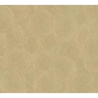 A.S. Création Vliestapete Muster Kreise 10 m x 0,53 m 790933 Braun/Gelb/Gold/Orange