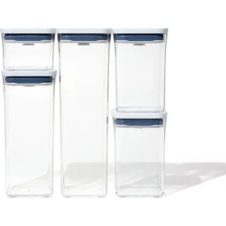 Oxo POP-Behälter weiß 0,4 l 5-teilig