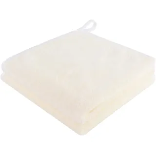 VIVOTE Microfaser Gästehandtücher, Super Weiches und Saugfähiges Handtuch, Microfaser Hängetuch für Küchen und Bad, Trockene Hand Handtücher, 40×40cm Gästehandtuch, Küchenhandtücher, 2 Stück Weiß