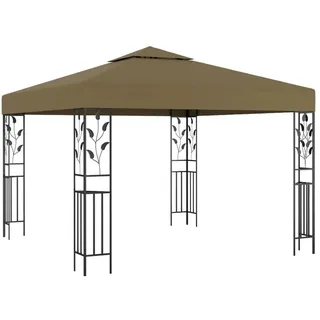 vidaXL Pavillon 3 x 3 m taupe