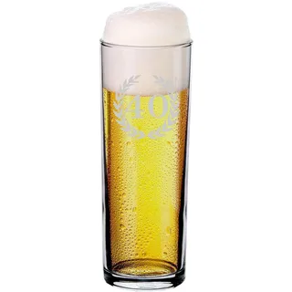 LUXENTU Kölschglas Kölner Stange mit Gravur, 40. Jubiläum
